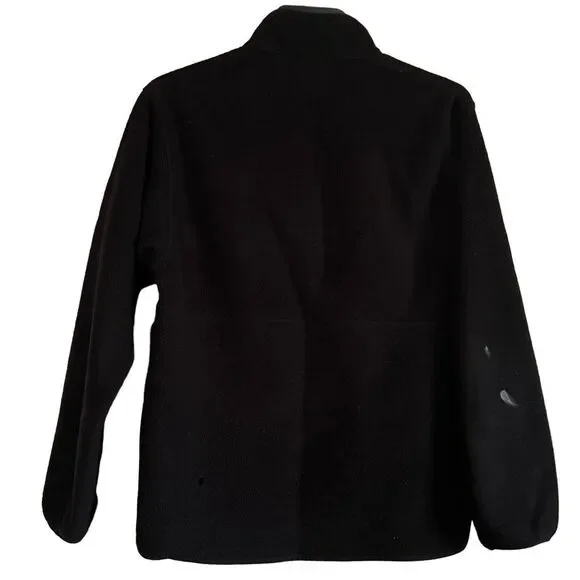 Patagonia Men's Synchilla Marsupial Pullover 1/2 Zip Black Fleece Sweater M - Picture 5 of 15